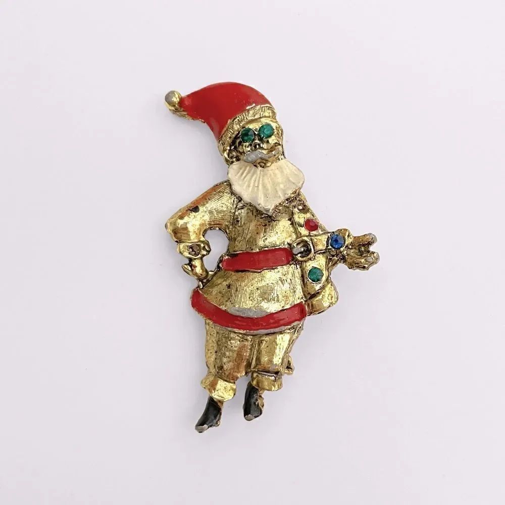 Vintage Santa Clause Brooch